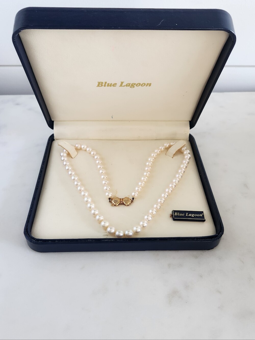 Mikimotot Blue Lagoon Pearl Necklace